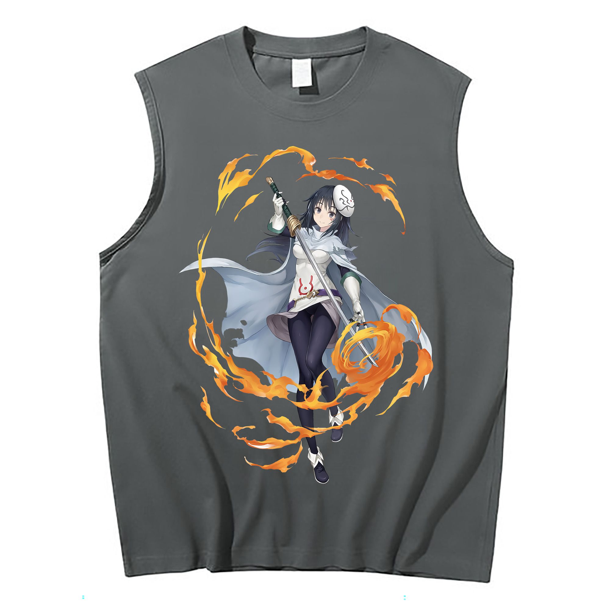 （画像用） 転スラ Regarding Reincarnated to Slime コットン100％タンクトップ（フロントプリント）